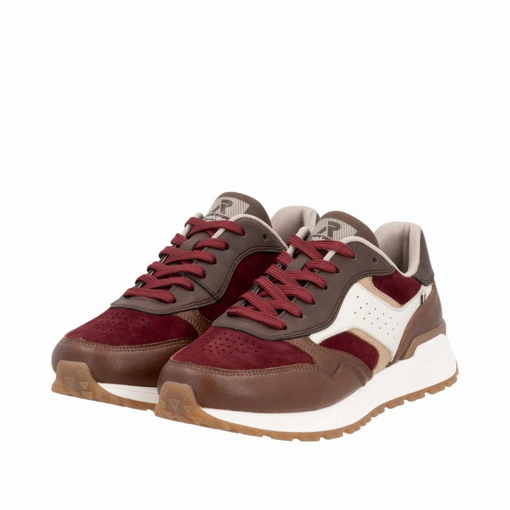 Street Move W0607-35 Lace Up Brown/Burgundy Multi