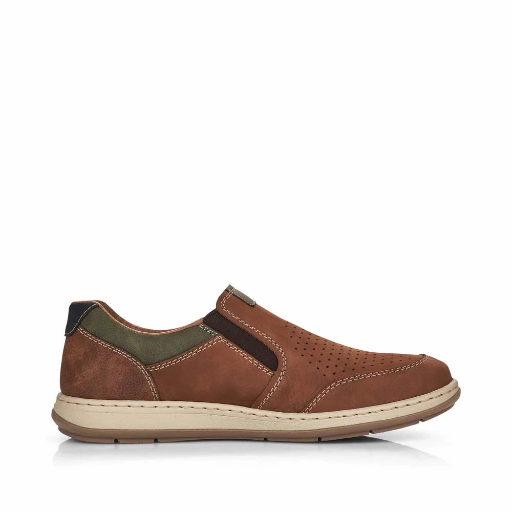 17371-25 Brown Slip-on Campus Hike Trail Climb