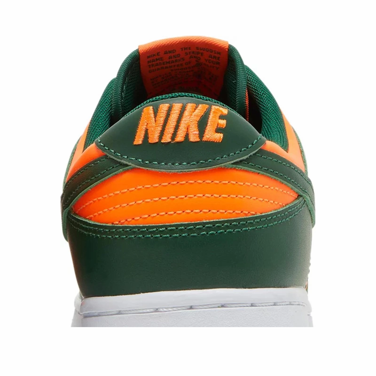 Nike Dunk Low, Miami Hurricanes Reinforced Toe Guard Sneaker Socks