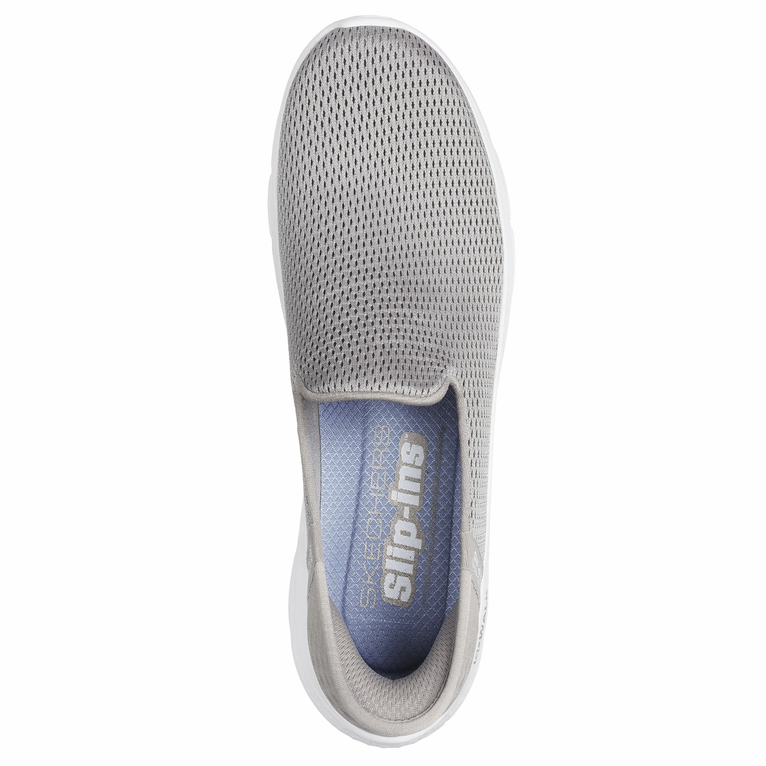 Women's Slip-Ins: Go Walk Flex - Relish Taupe/Blue Ease Motion