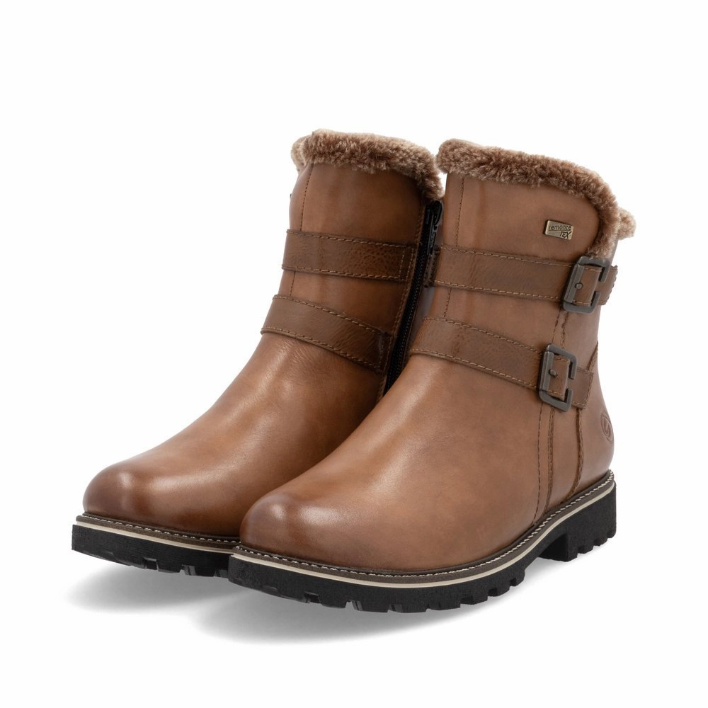 D8484-24 Brown Side Zip Lined RTex Fire Side