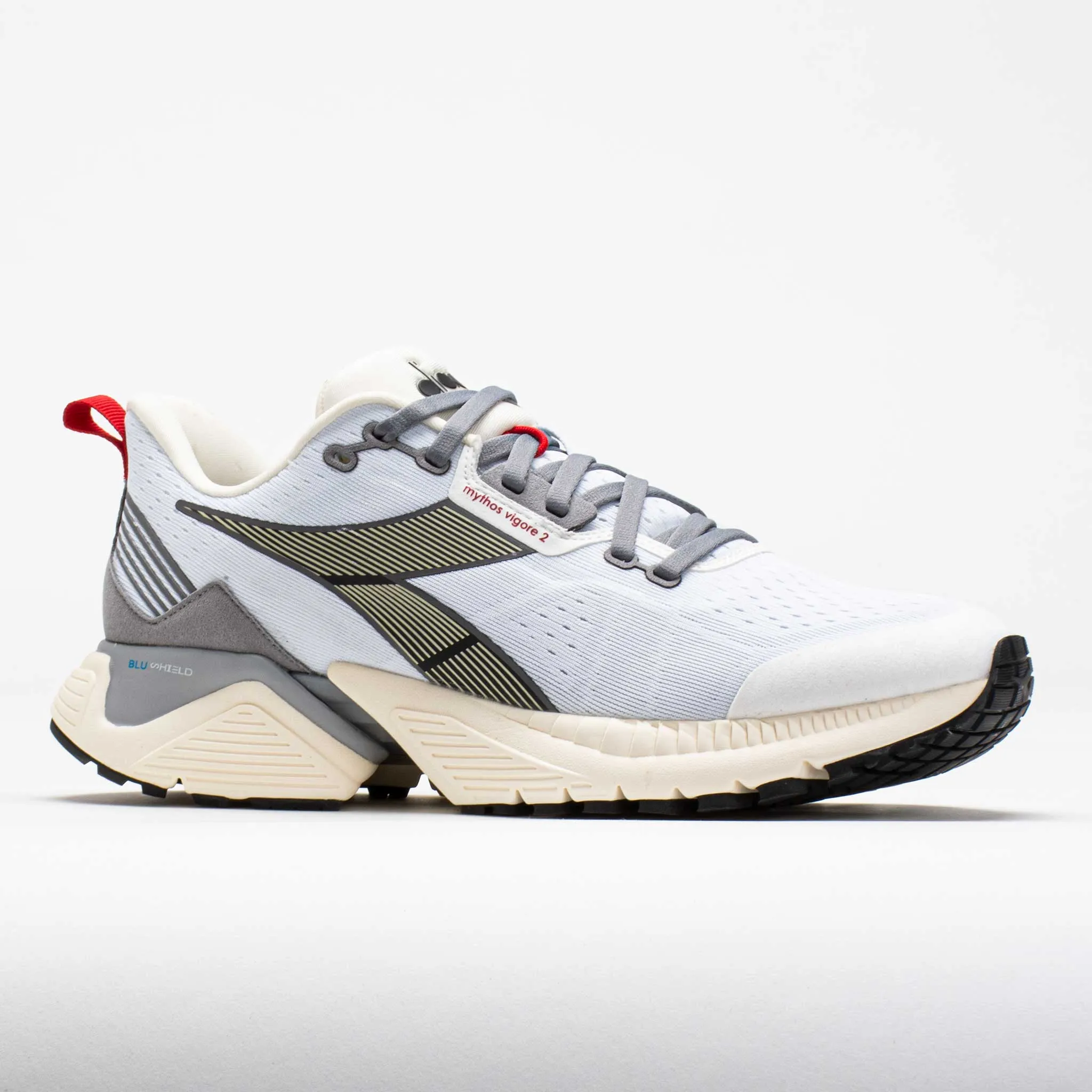men's running shoe alternative Diadora Mythos Blushield Vigore 2 Men's  Whisper White/Black