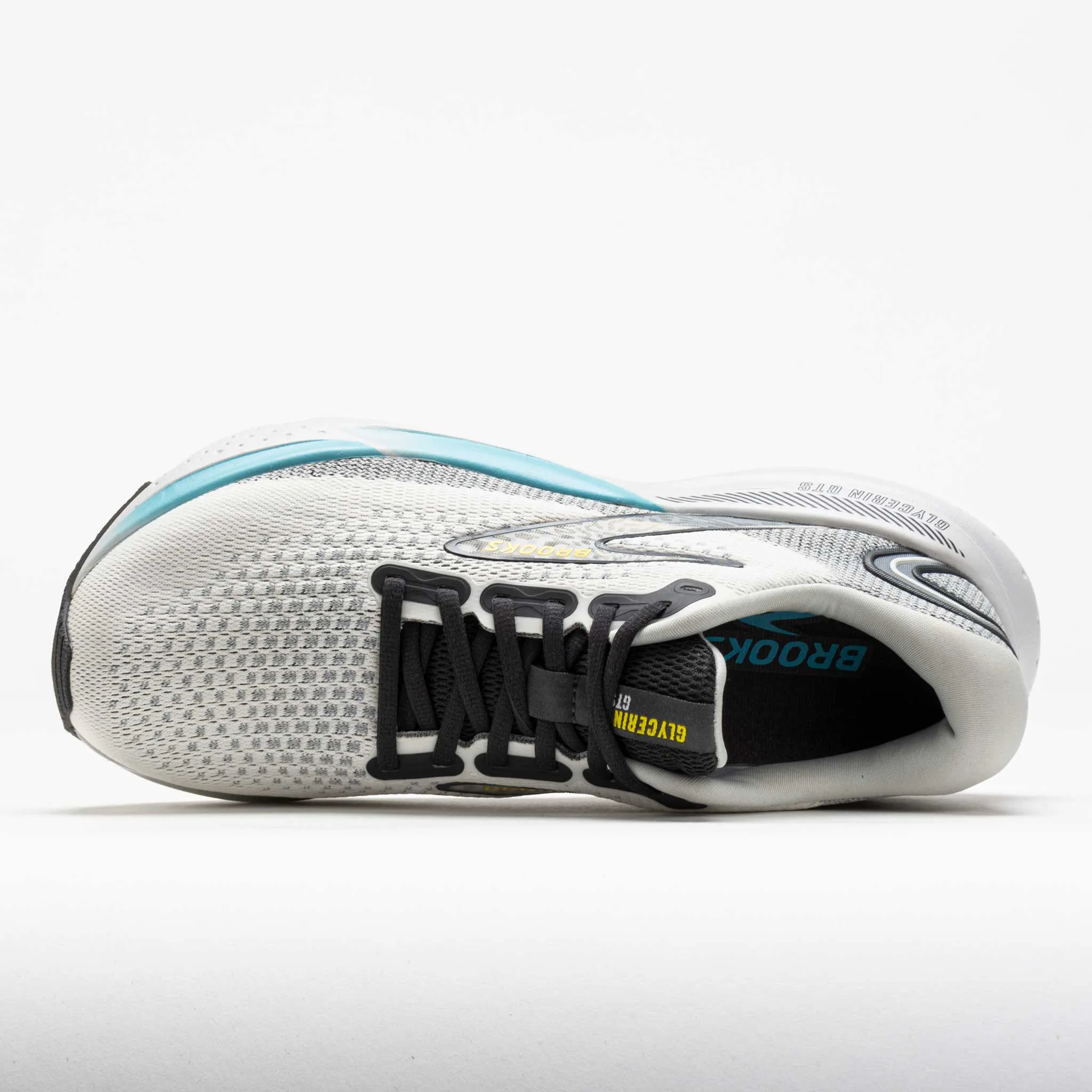 Brooks Glycerin GTS 21 Men's  Coconut/Forged Iron/Yellow Reflective details hybrid sole shoes