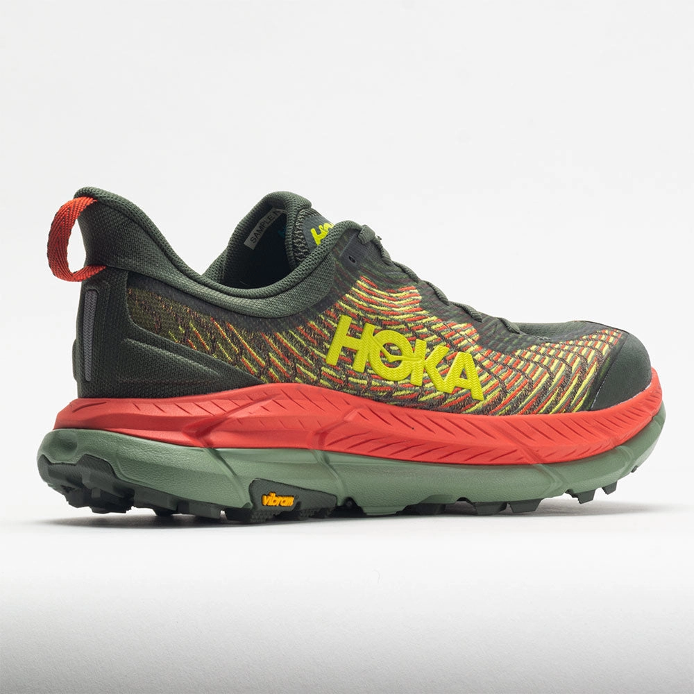 running in the night shoes HOKA Mafate Speed 4 Men's  Thyme/Fiesta