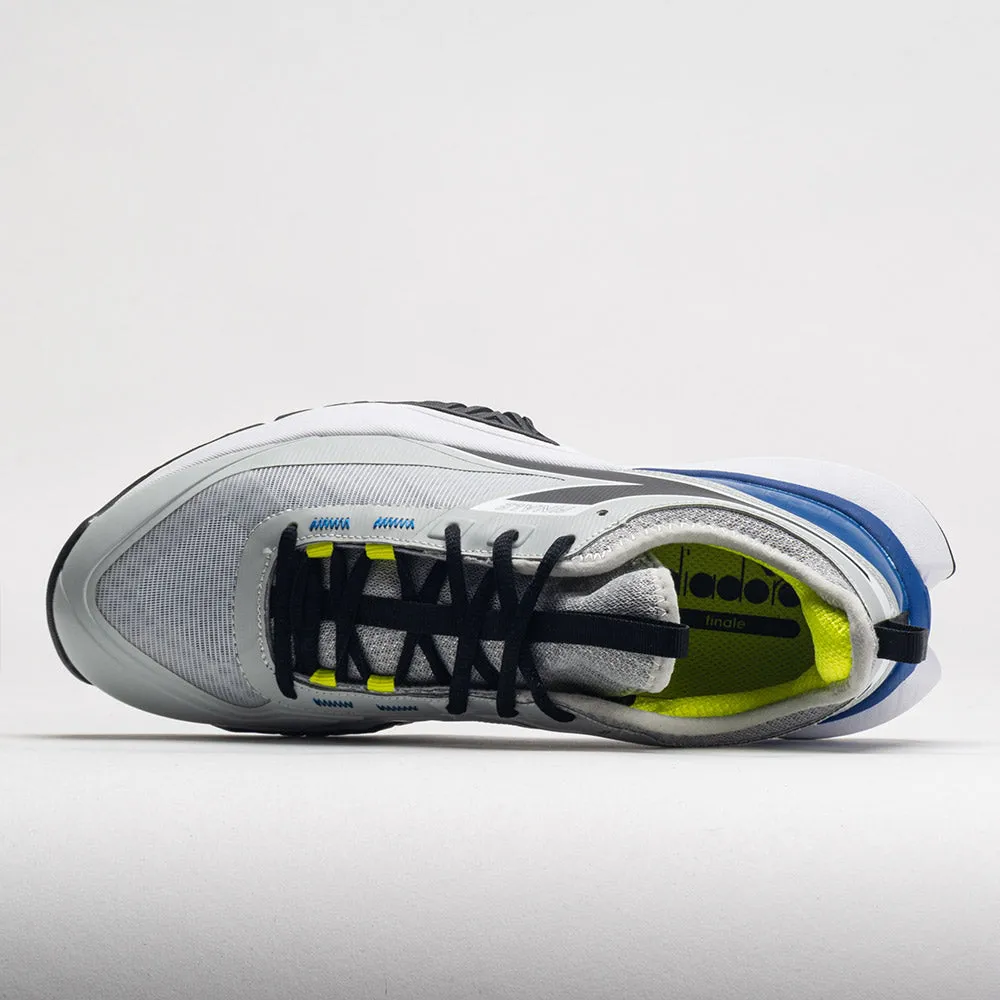 high - end - performance shoes Diadora Finale AG Men's  Silver DD/Black/Deja Vu Blue