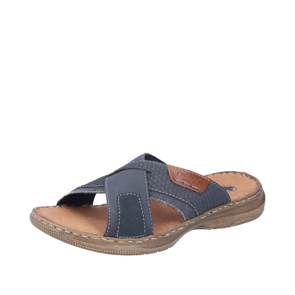 21491-14 Navy Slide Daily Casual