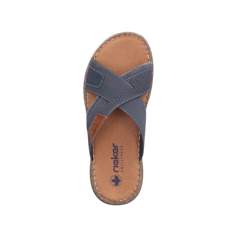 Pure Comfort Comfortable Yet Stylish 21491-14 Navy Slide