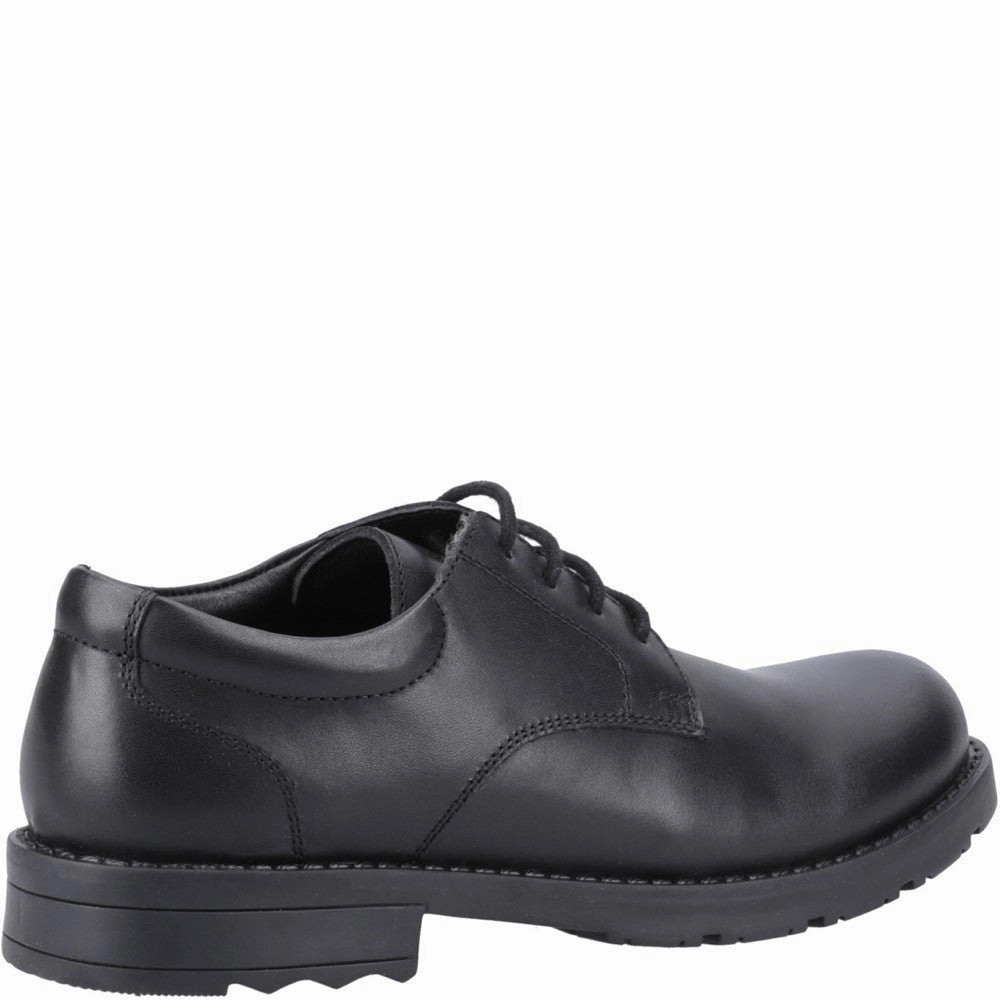 Hush Puppies Bruno Junior School Shoes Soft   leather