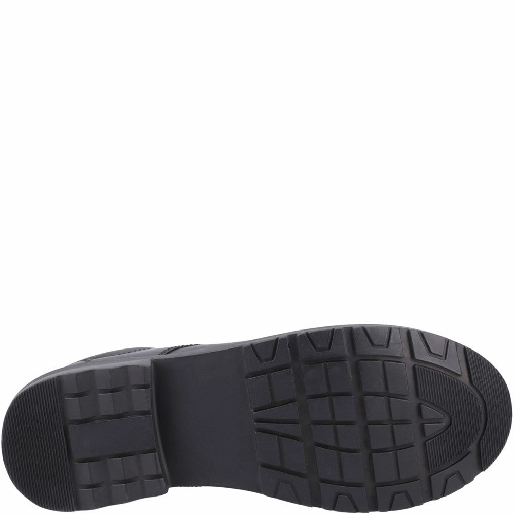 Hush Puppies Bruno Junior School Shoes Stain Resistant Comfortable Feel