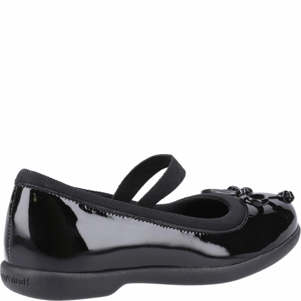 Pasture Run Hush Puppies Betty Patent Junior School Shoes