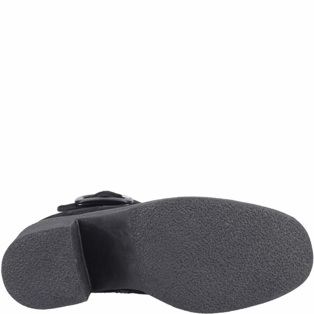 Hush Puppies Fearne Buckle Boot Flexible Construction