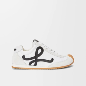 White Ballet Runner 2.0 In Nylon And Calfskin Designer Sneakers for Men and Women Sneaker Exchanges