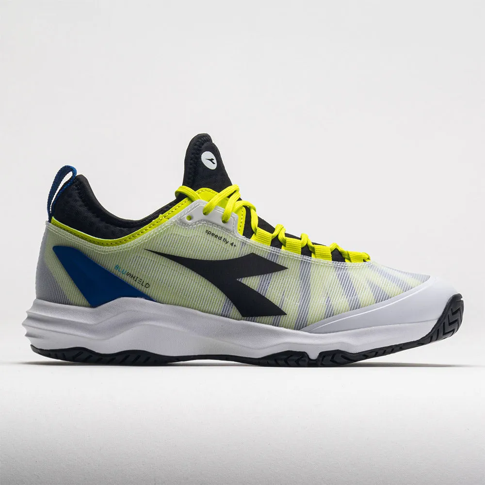 Stability system Good Grip Diadora Speed Blushield Fly 4  AG Men's  White/Black/Deja Vu Blue