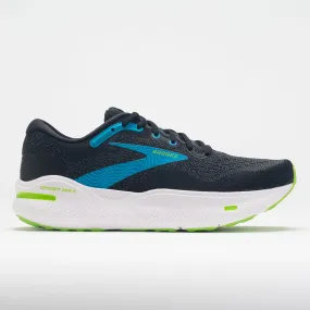 road - runner splash - resistant shoes Brooks Ghost Max Men's  Black/Atomic Blue/Jasmine