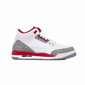 Mesh - Upper Great functionality Air Jordan 3 (GS), Cardinal Red