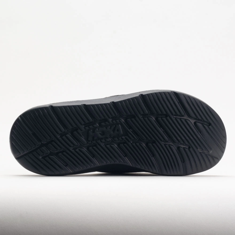 HOKA Ora Luxe Unisex  Black/Black running shoes with gel cushioning