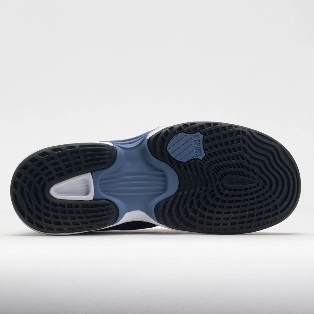 running in fog shoes K-Swiss Speedtrac Junior  Black/White/Infinity