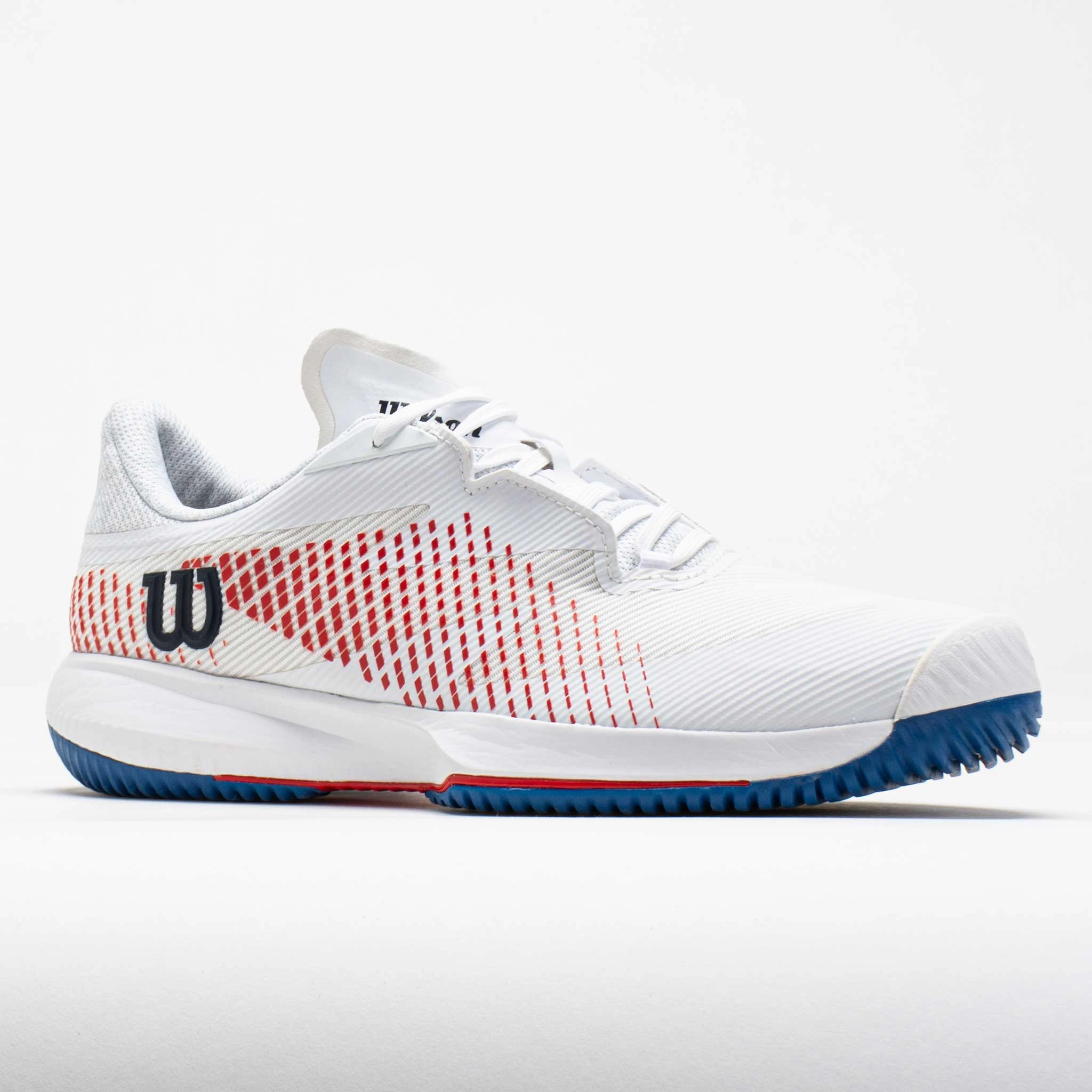muted colors Wilson Kaos Swift 1.5 Men's  White/Deja vu Blue/Wilson Red