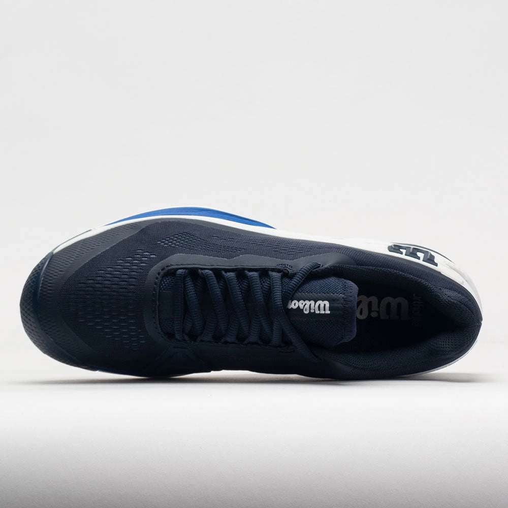 Wilson Rush Pro 4.0 Men's  Navy Blazer/White/Lapis Blue enhance agility durable nylon shoes