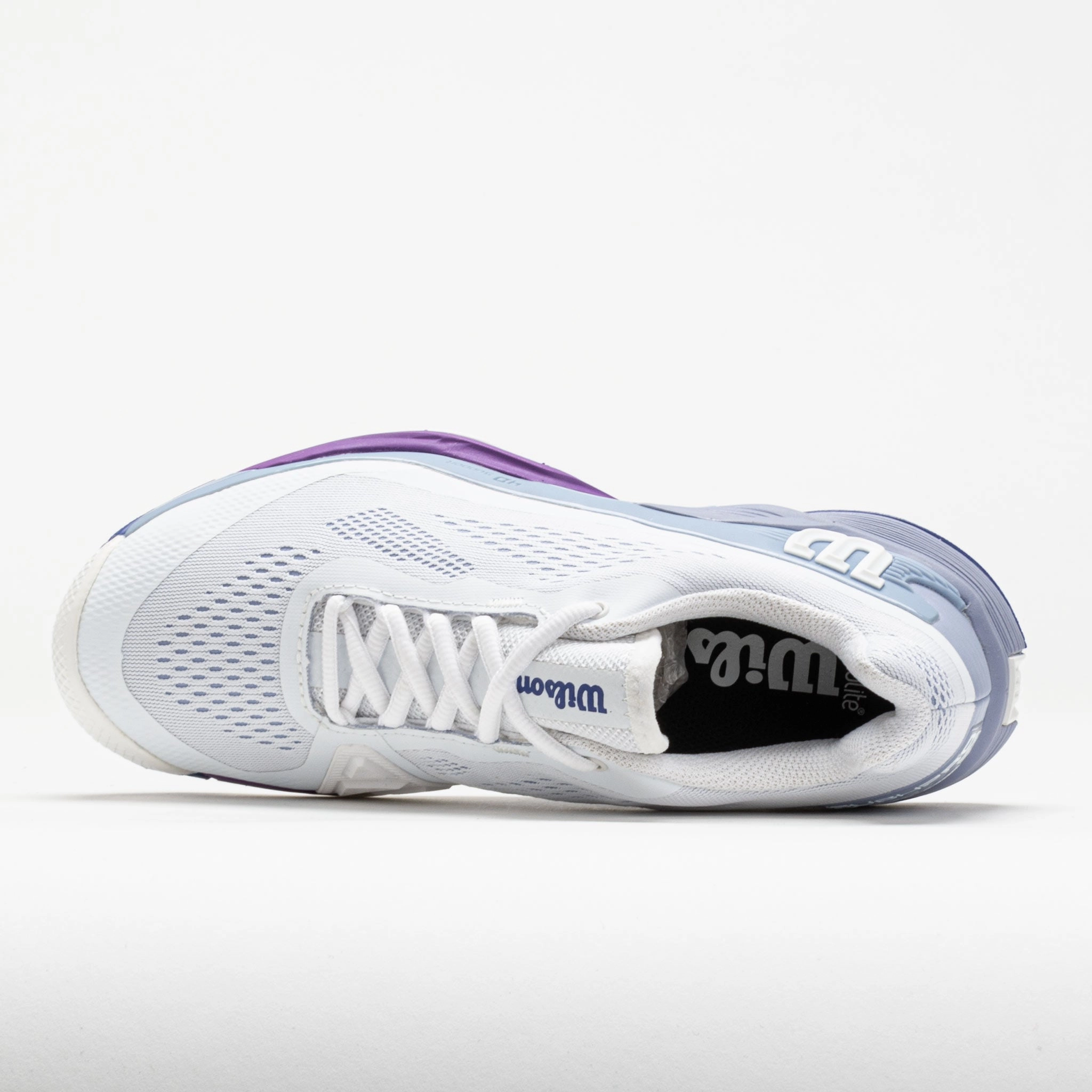 running on hills Wilson Rush Pro 4.0 Women's  White/Eventide/Royal Lilac