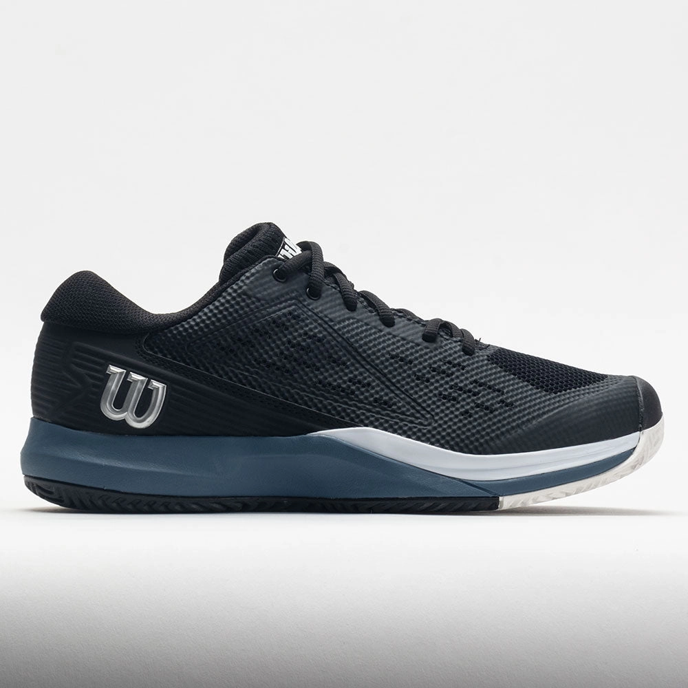 running in a sports complex shoes disabled - athlete Wilson Rush Pro Ace Men's  Black/China Blue/White