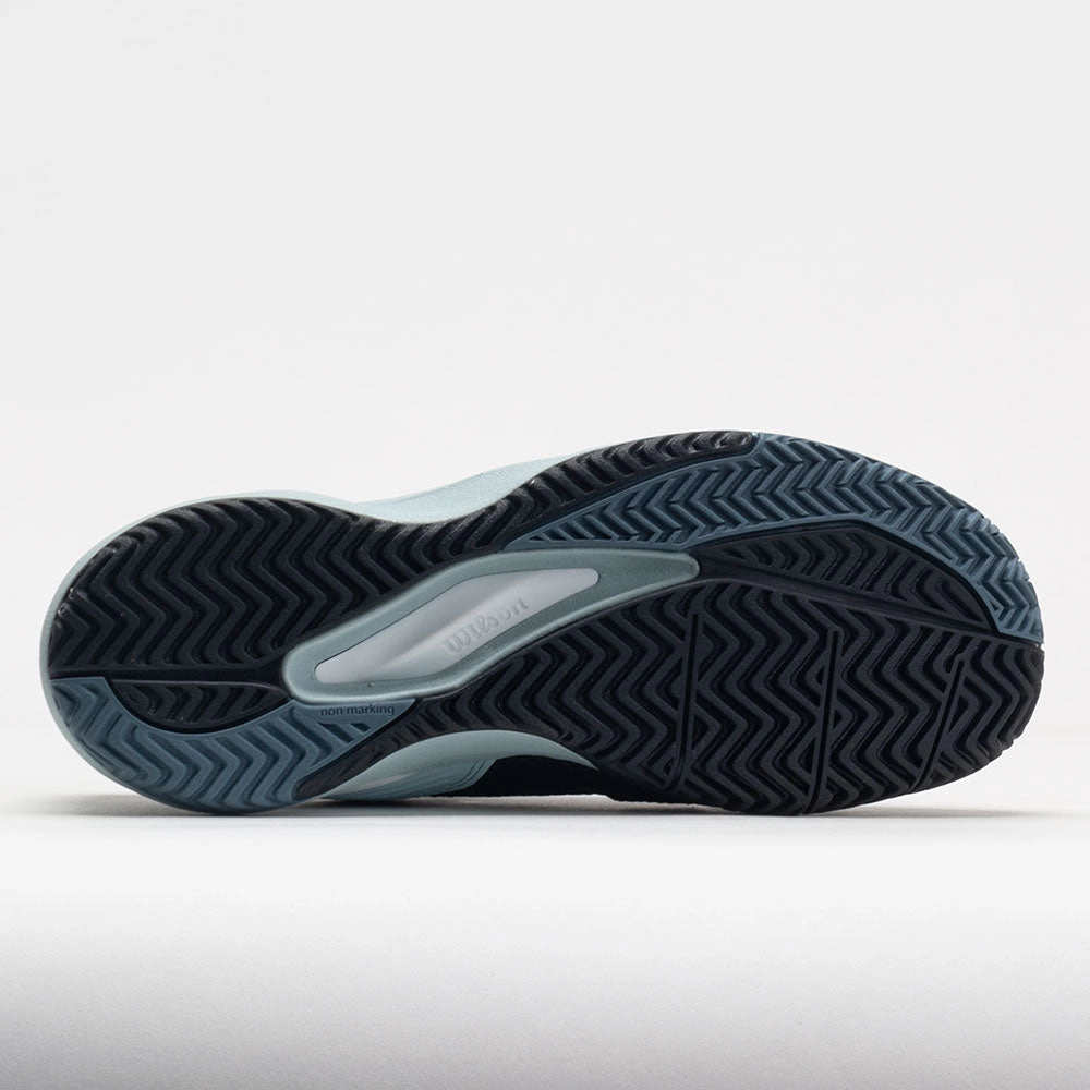 Wilson Rush Pro Ace Women's  Black/Sterling Blue/White triple - strap shoes