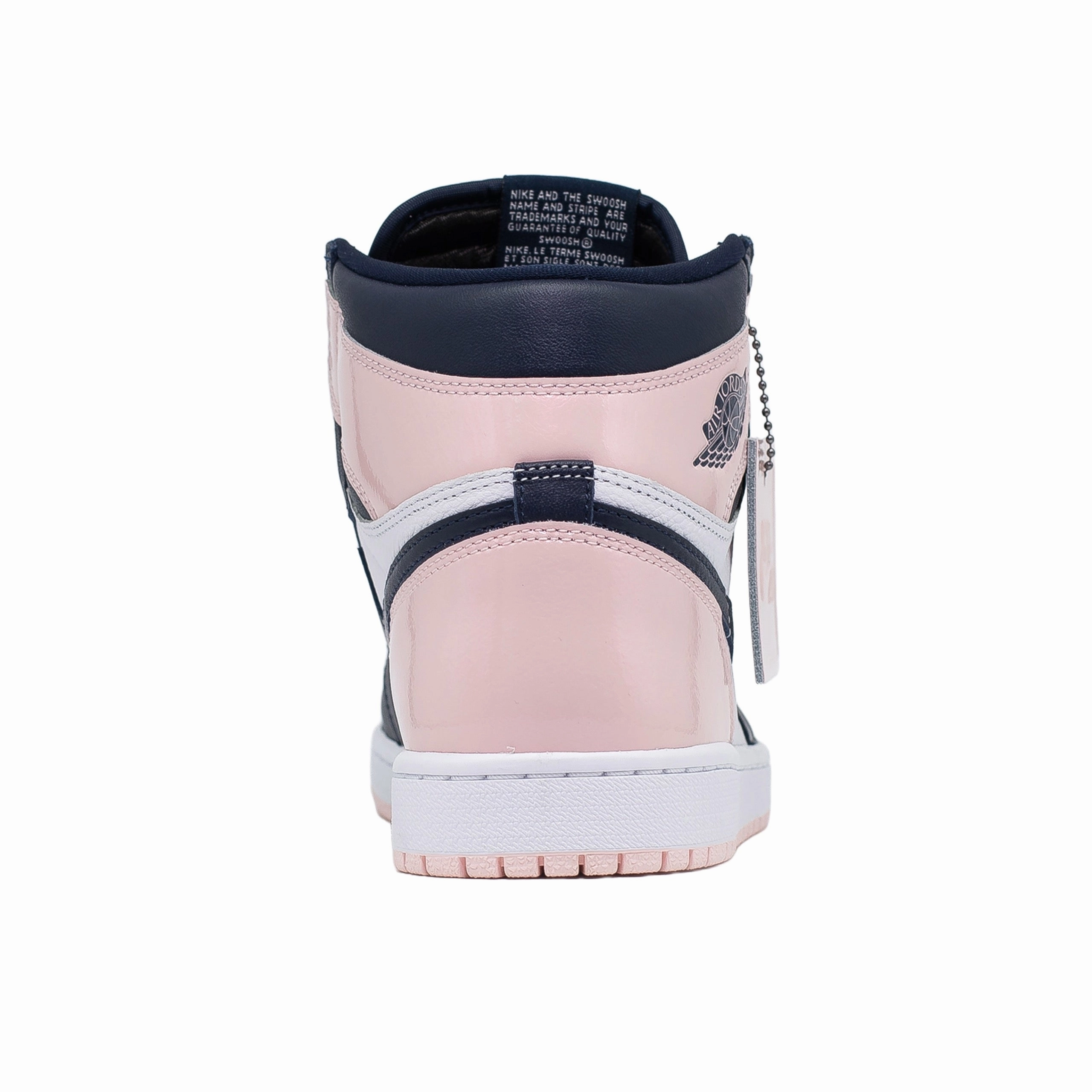 15K Run Comfortable Collar Padding Women's Air Jordan 1 High, Bubble Gum