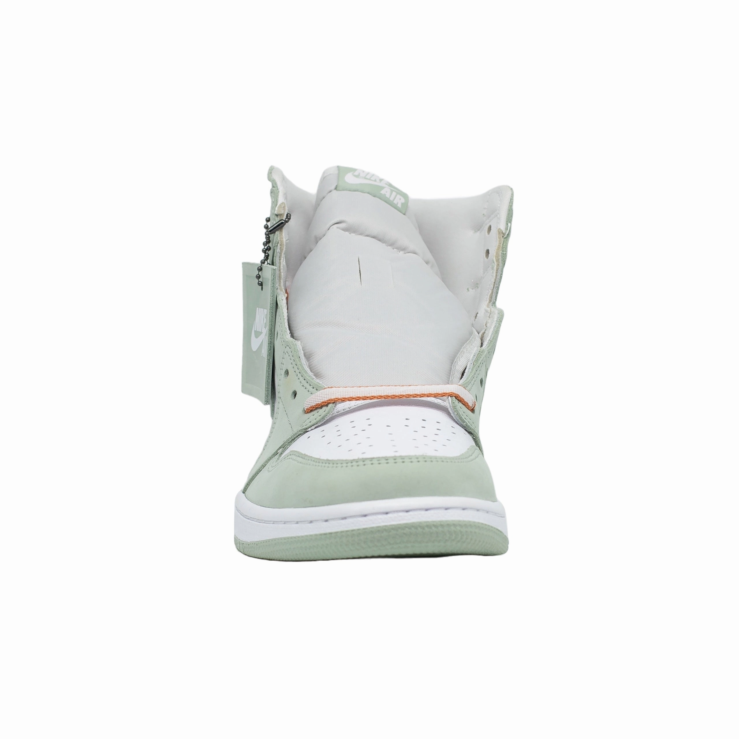 Women's Air Jordan 1 High, Seafoam Short Distance