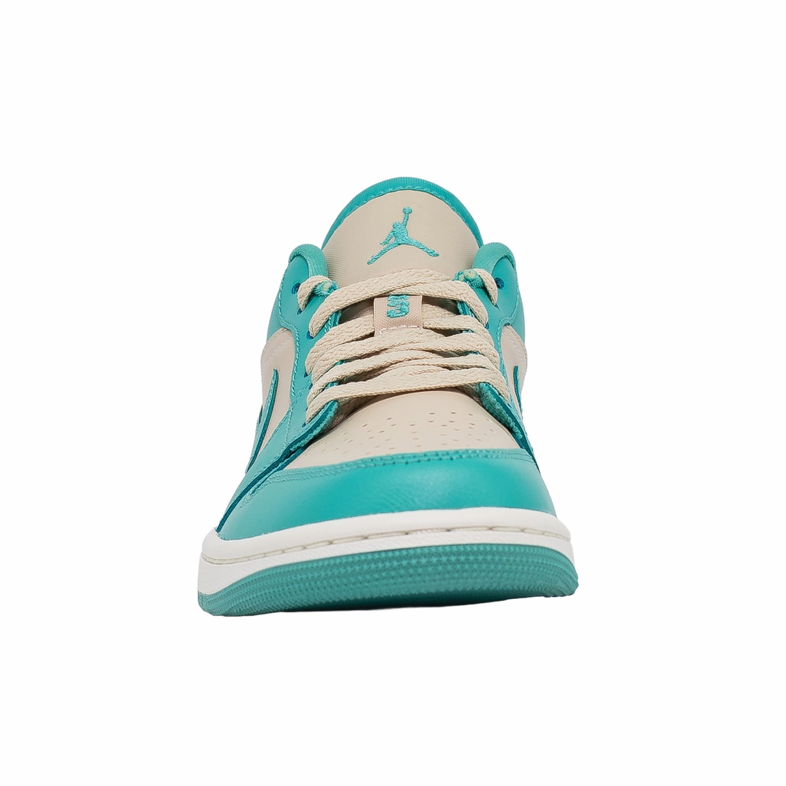 shoe protection energy - returning technology shoes Women's Air Jordan 1 Low, Tropical Teal Sandy Beige