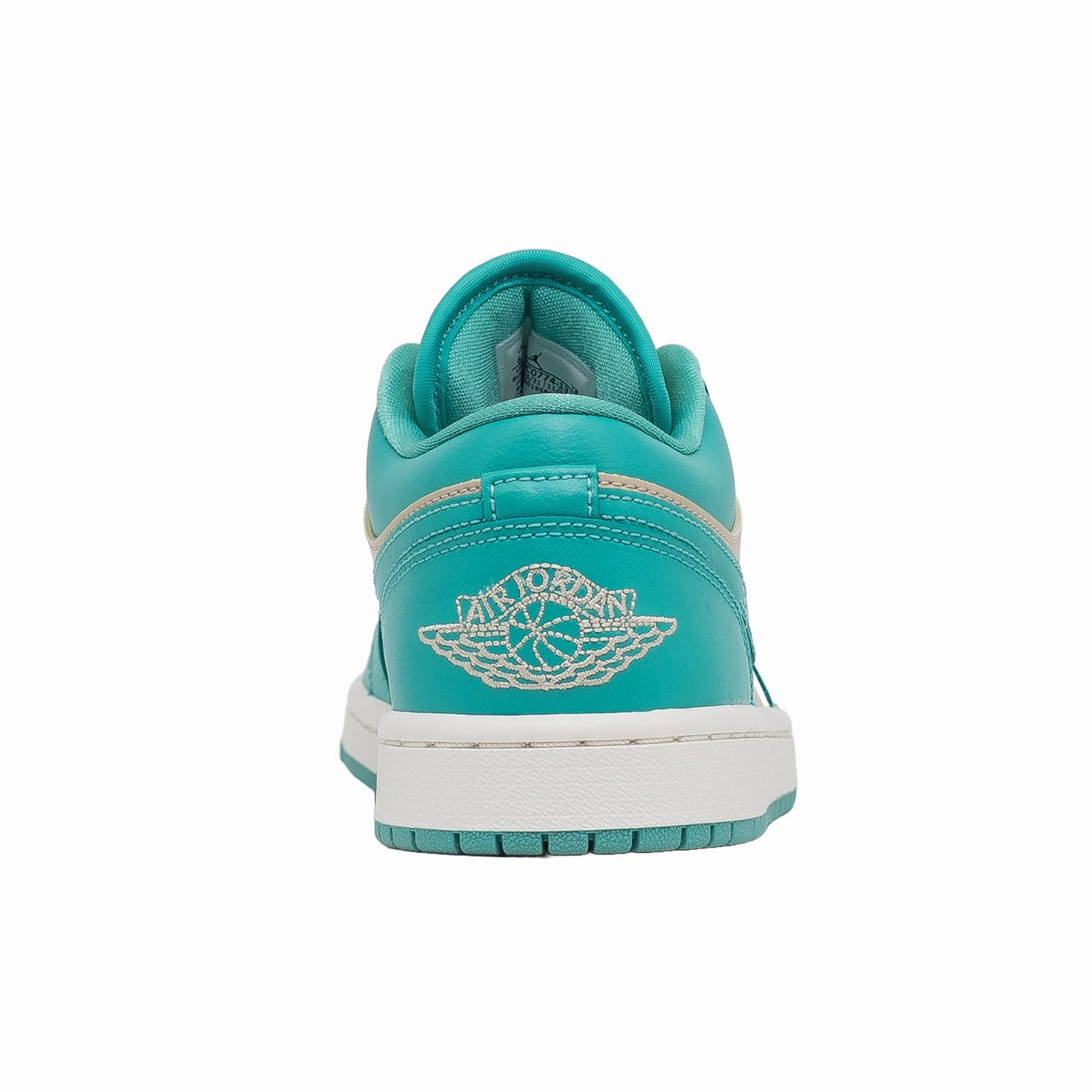 Comfort Cuffs Women's Air Jordan 1 Low, Tropical Teal Sandy Beige