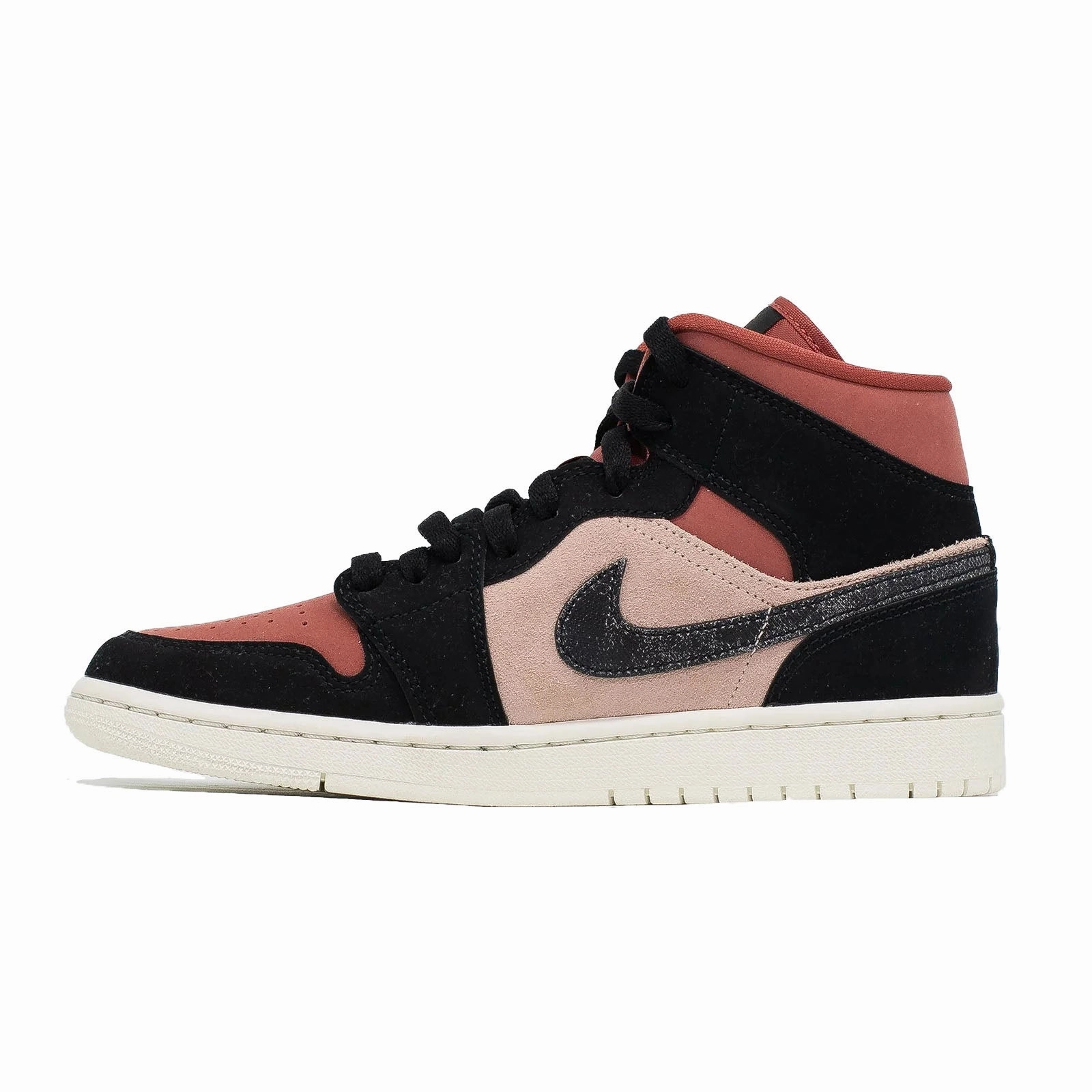 Women's Air Jordan 1 Mid, Canyon Rust mesh - upper - feature shoes