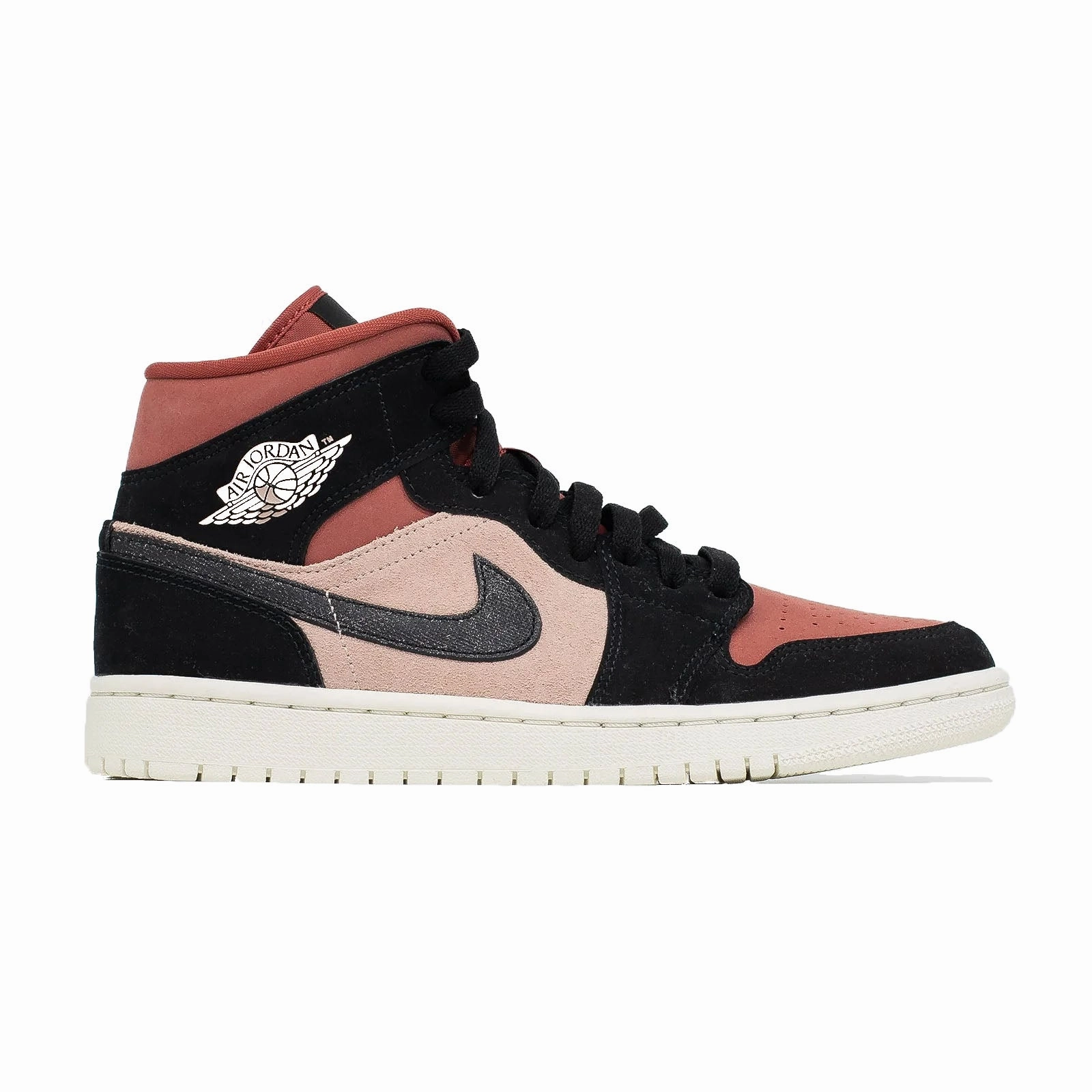 track shoes substitute Women's Air Jordan 1 Mid, Canyon Rust