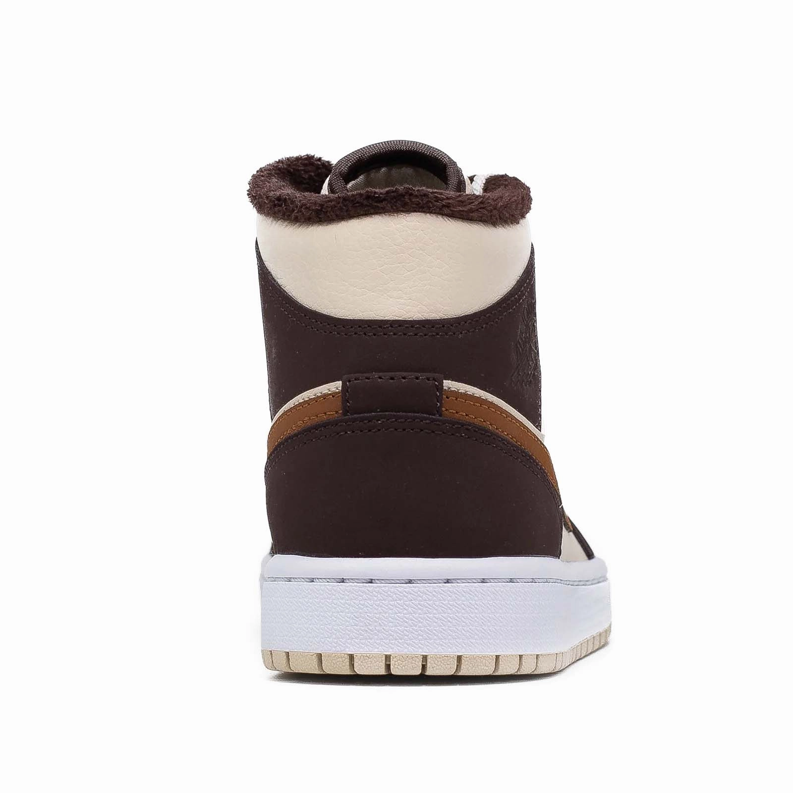 Women's Air Jordan 1 Mid, SE Cream Dark Chocolate full - sizes