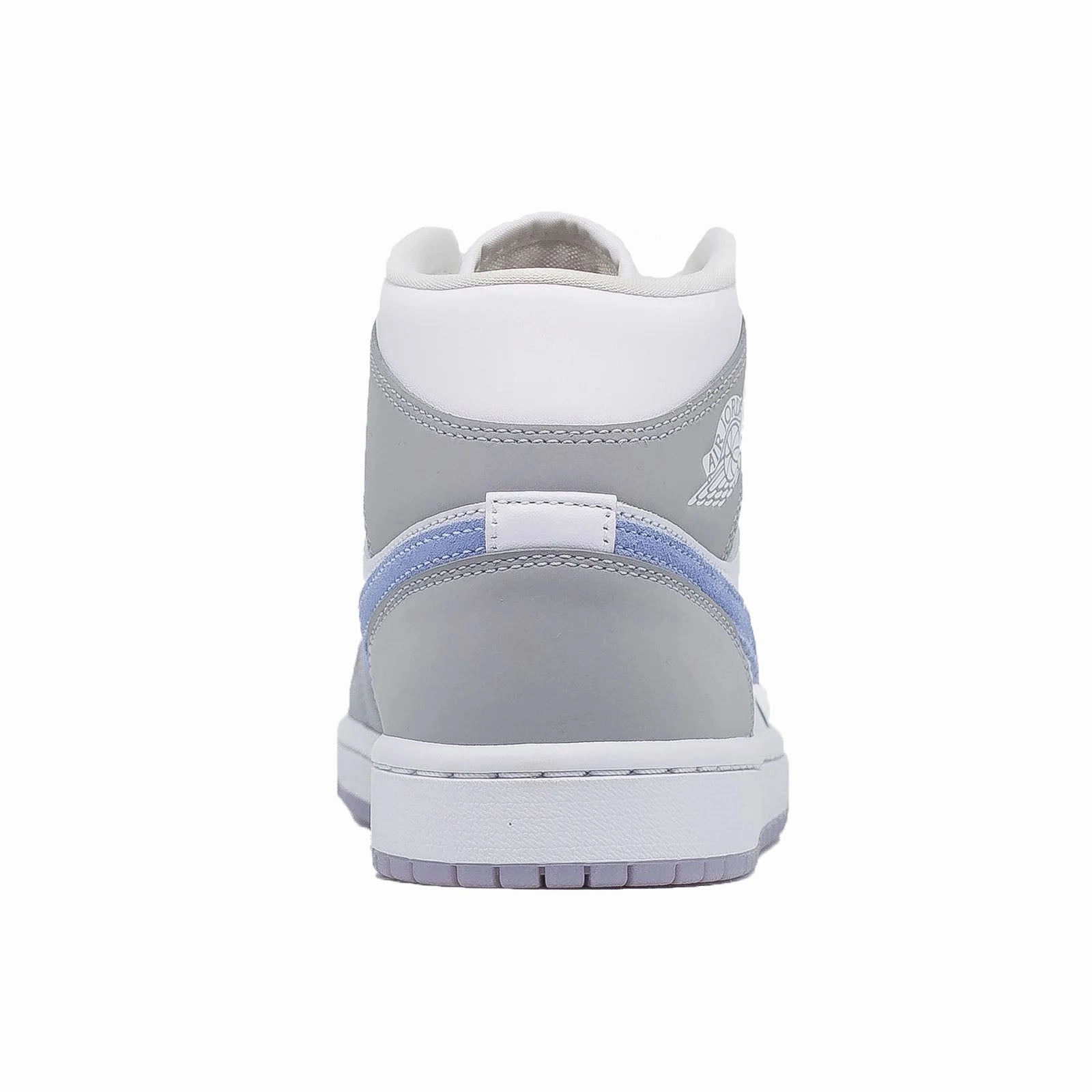 Women's Air Jordan 1 Mid, Wolf Grey Aluminum Stylish Design