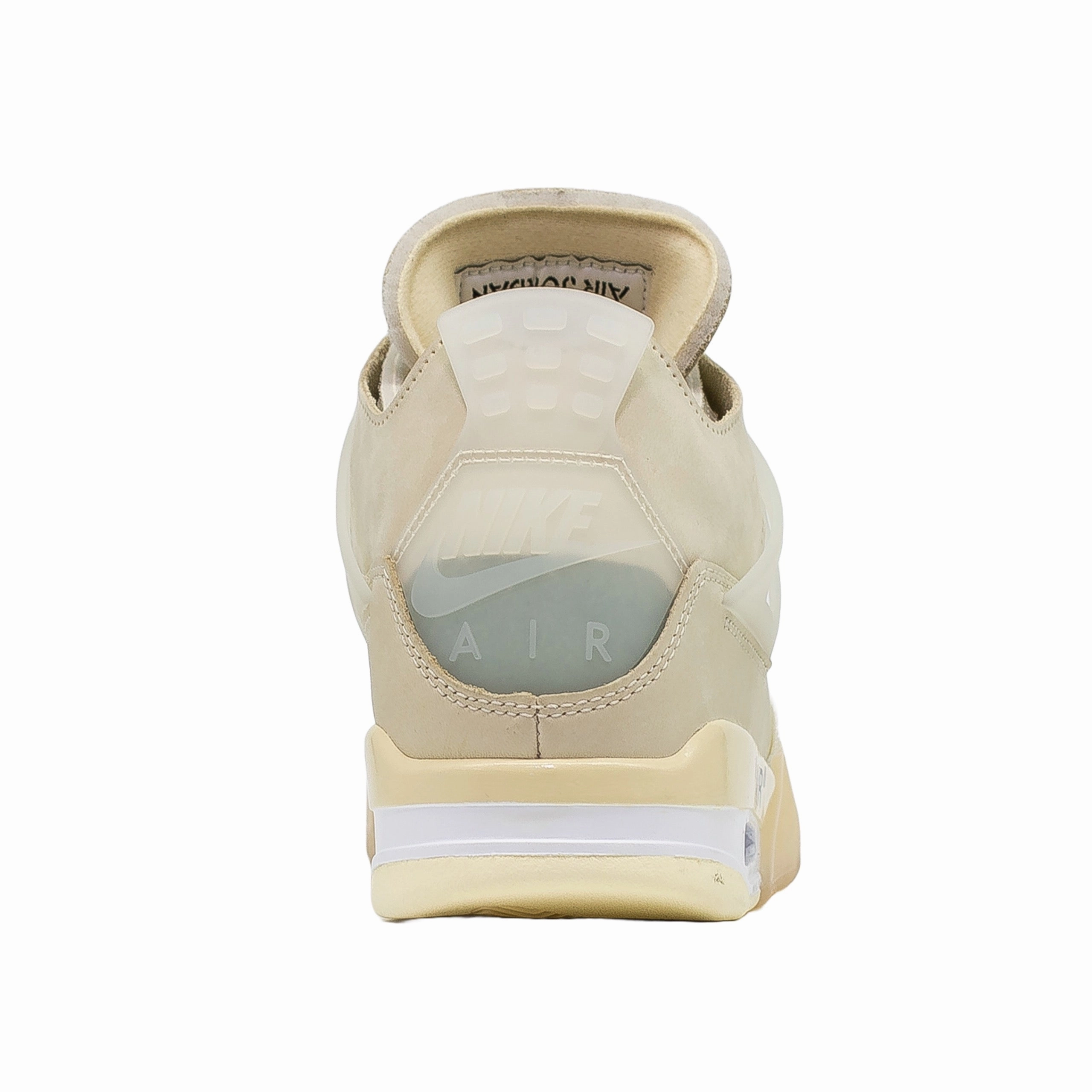 elastic closure shoes EasyClean Women's Air Jordan 4, Off-White SP Sail