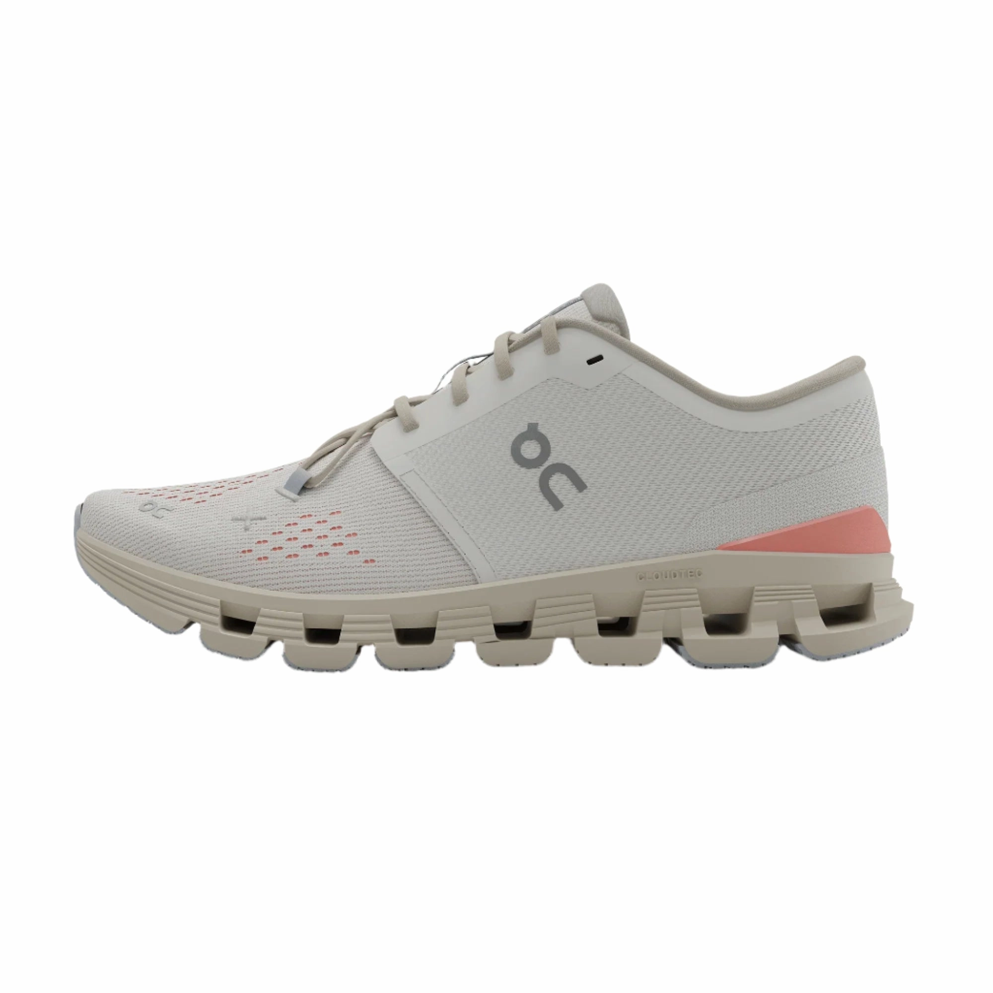 Women's Cloud X 4 Ivory/Salmon Active feel On Feet