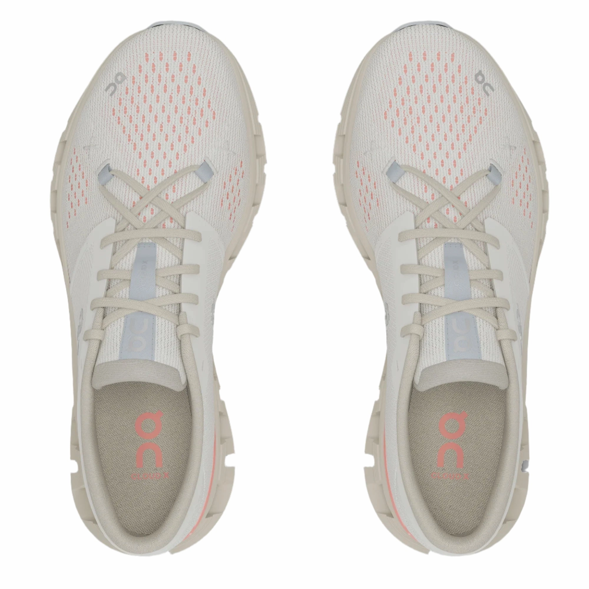 Women's Cloud X 4 Ivory/Salmon Indoor Comfort
