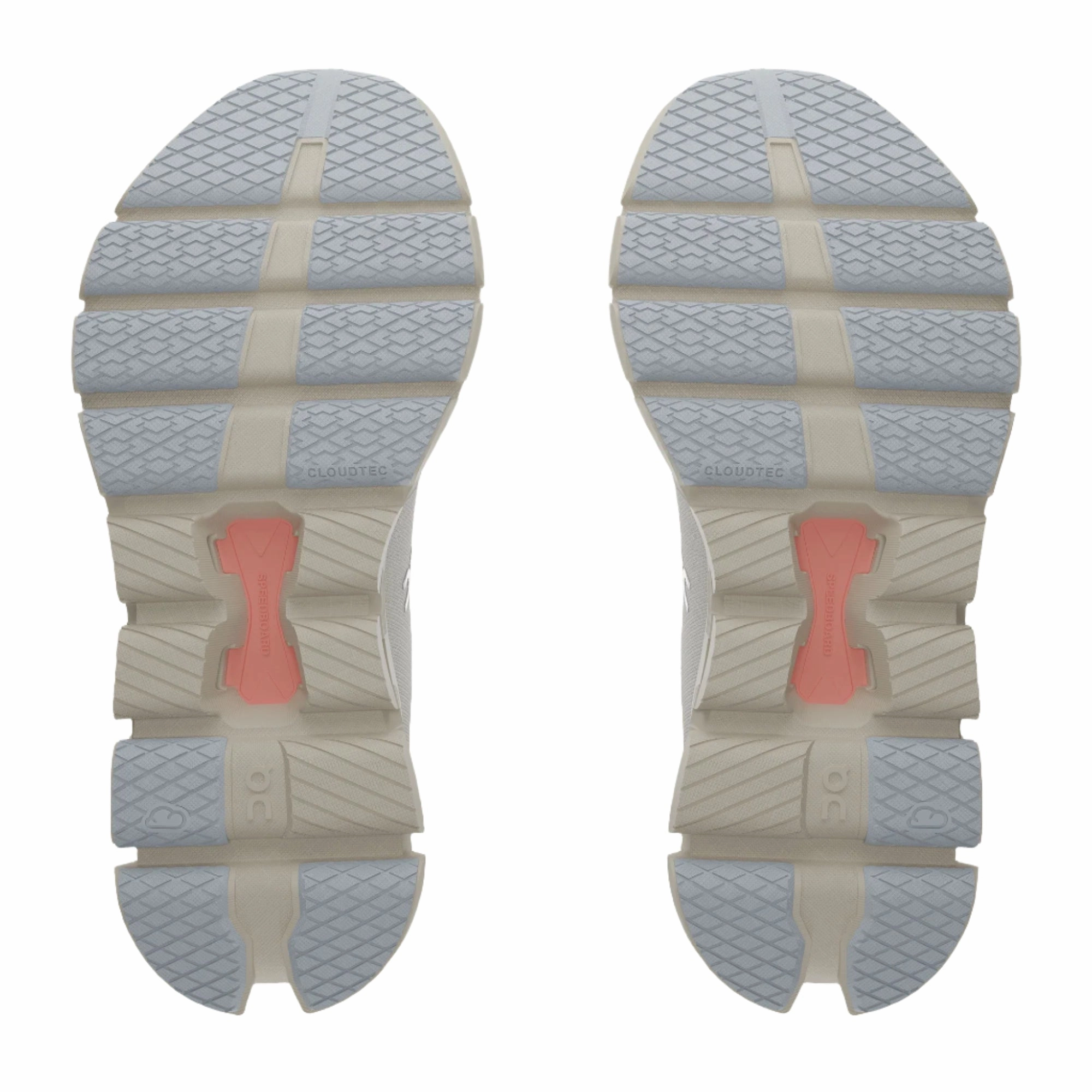 Women's Cloud X 4 Ivory/Salmon Park Stroll Lightweight Walk