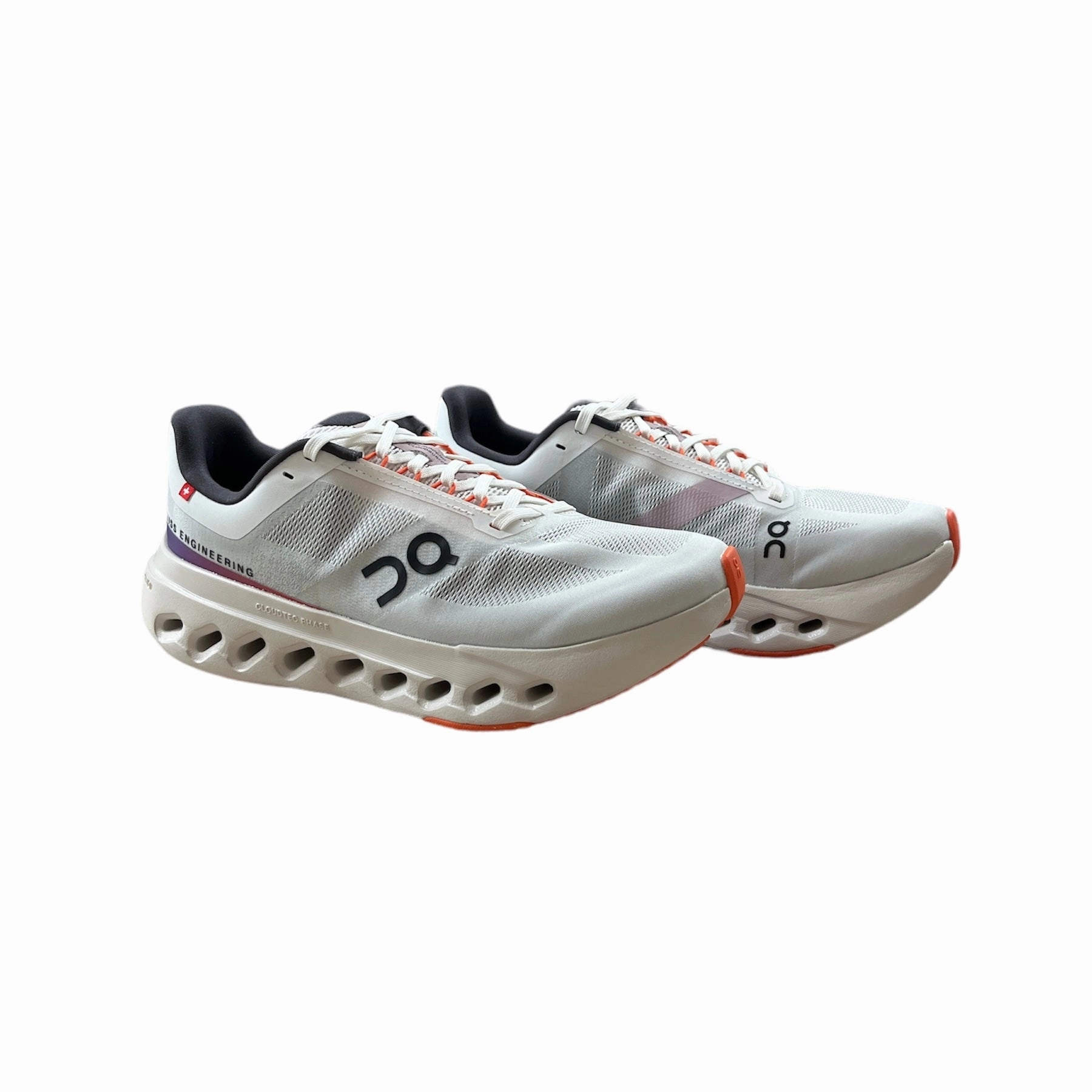 Women's Cloudsurfer Next White/Flame Wood Jog Commuter Friendly