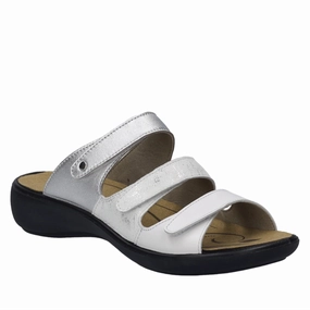 Women's Ibiza 10 White Simple Slip Cushioned Sole