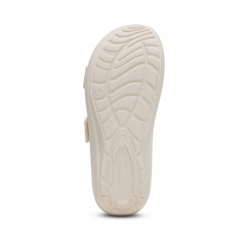 synthetic leather Women's Kaia Two Band Slide Ivory