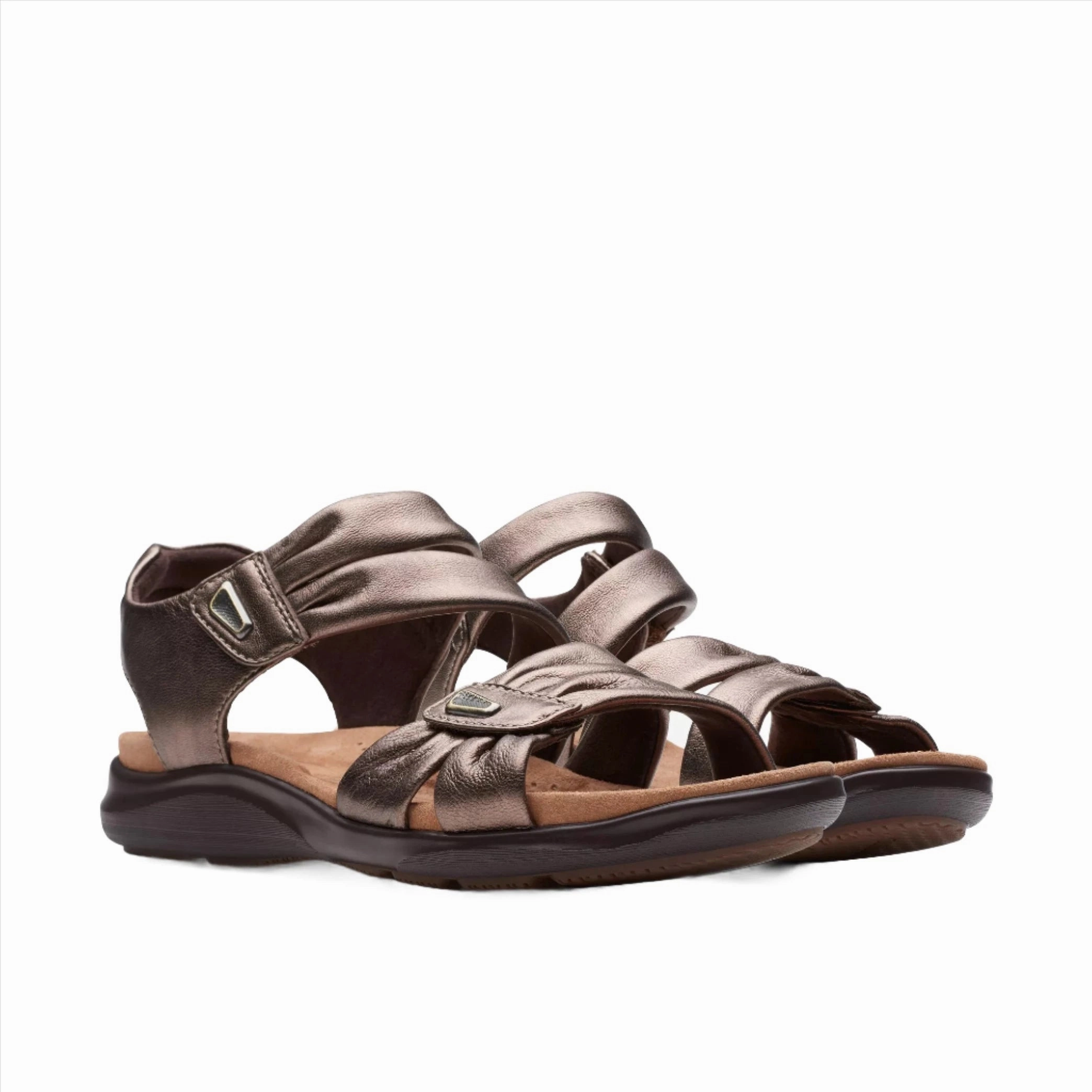 Women's Kitly Ave Bronze Leather Supportive And Stylish