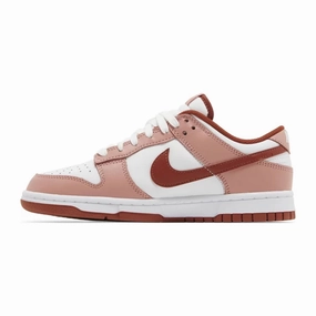 Women's Nike Dunk Low, Red Stardust Tailored lining