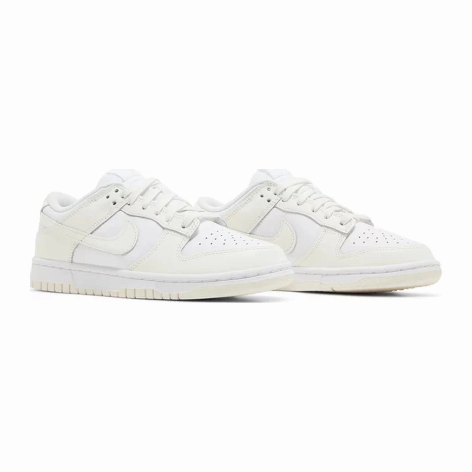 Classy Touch Women's Nike Dunk Low, White Sail