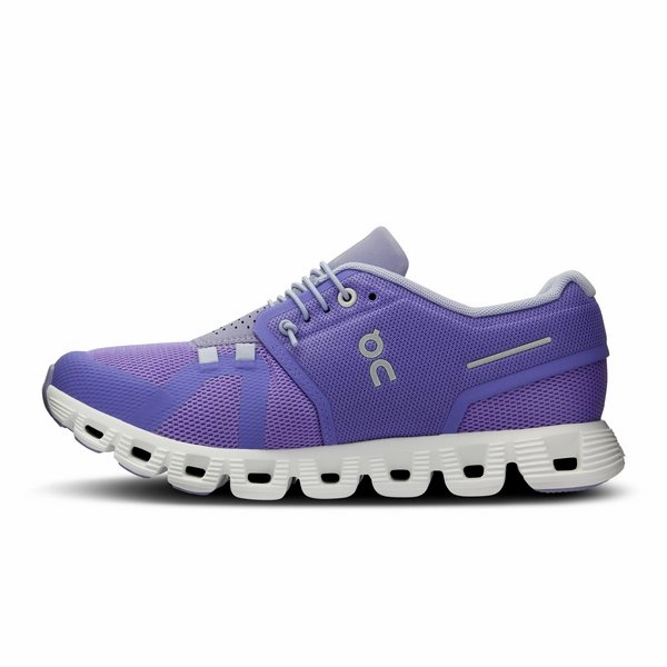 Women's ON Cloud 5 Blueberry/Feather Soft Upper Time Saver