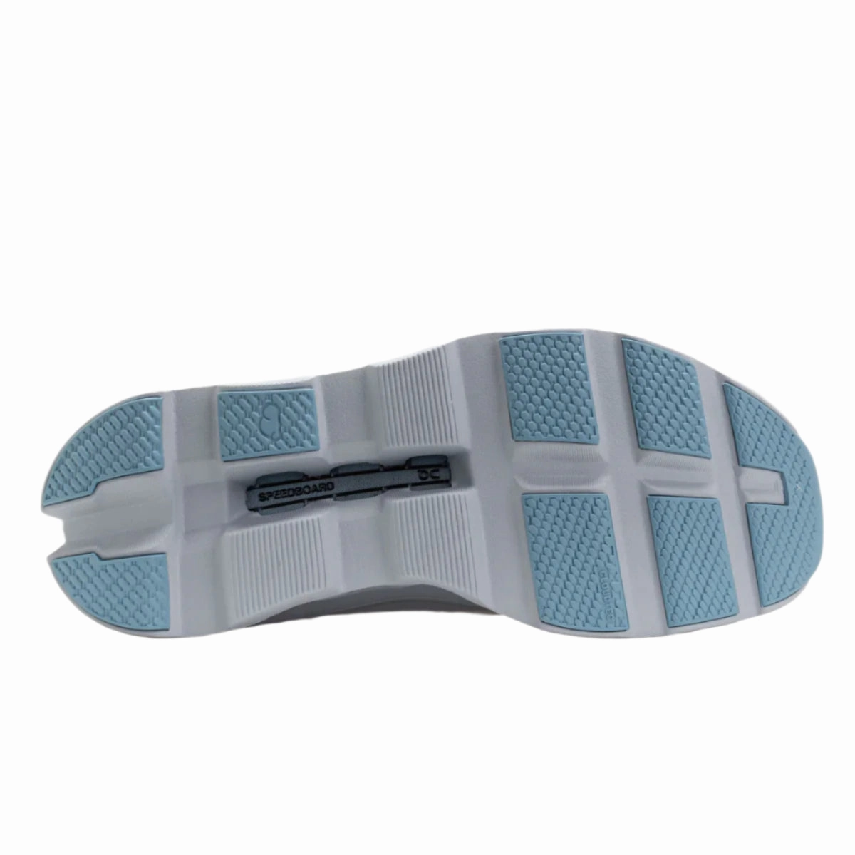 Women's ON Cloudmonster Frost/Wash Sunset Walk Block Step