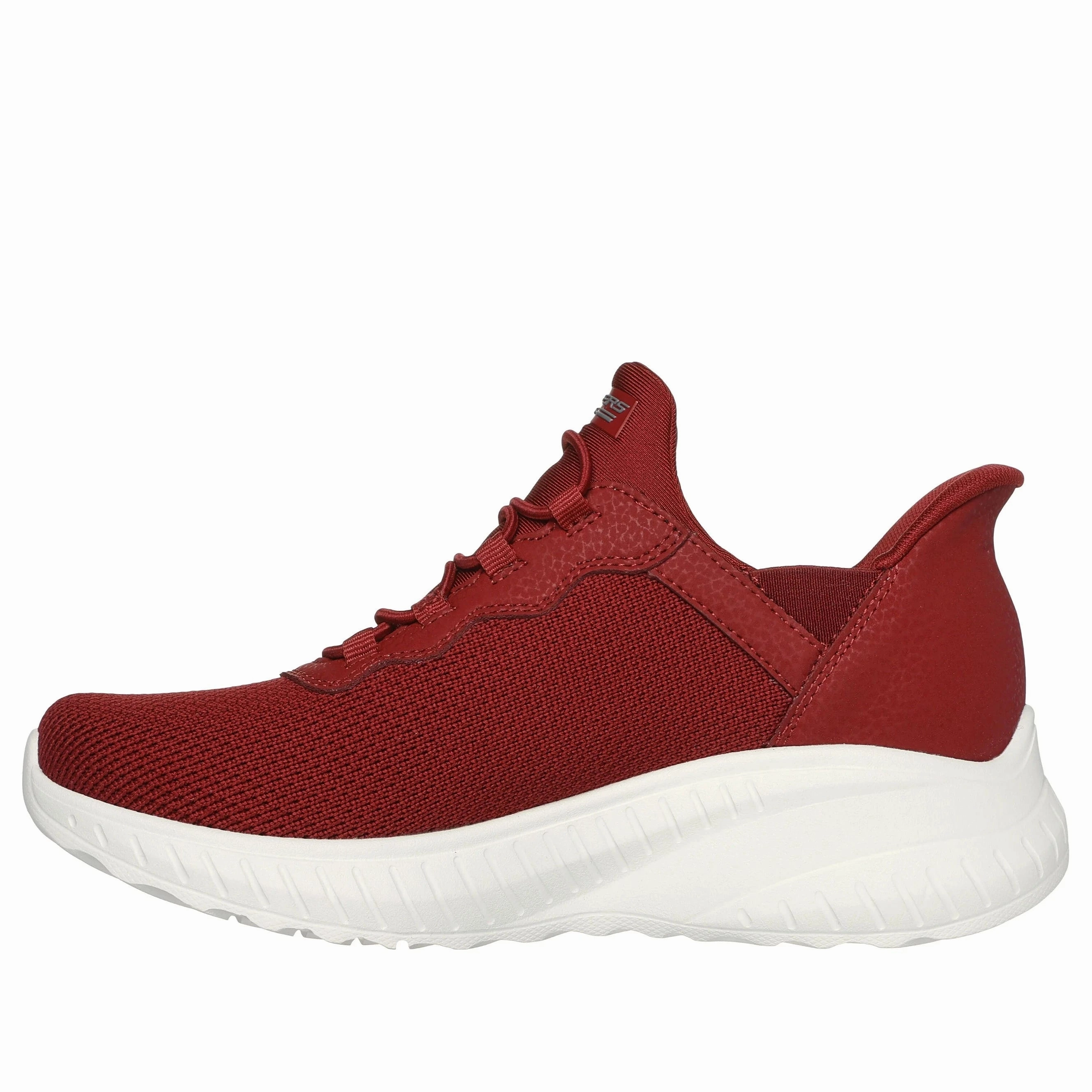 Modern Twist Everyday Mood Women's Skechers Slip-Ins: BOBS Sport Squad Chaos Red