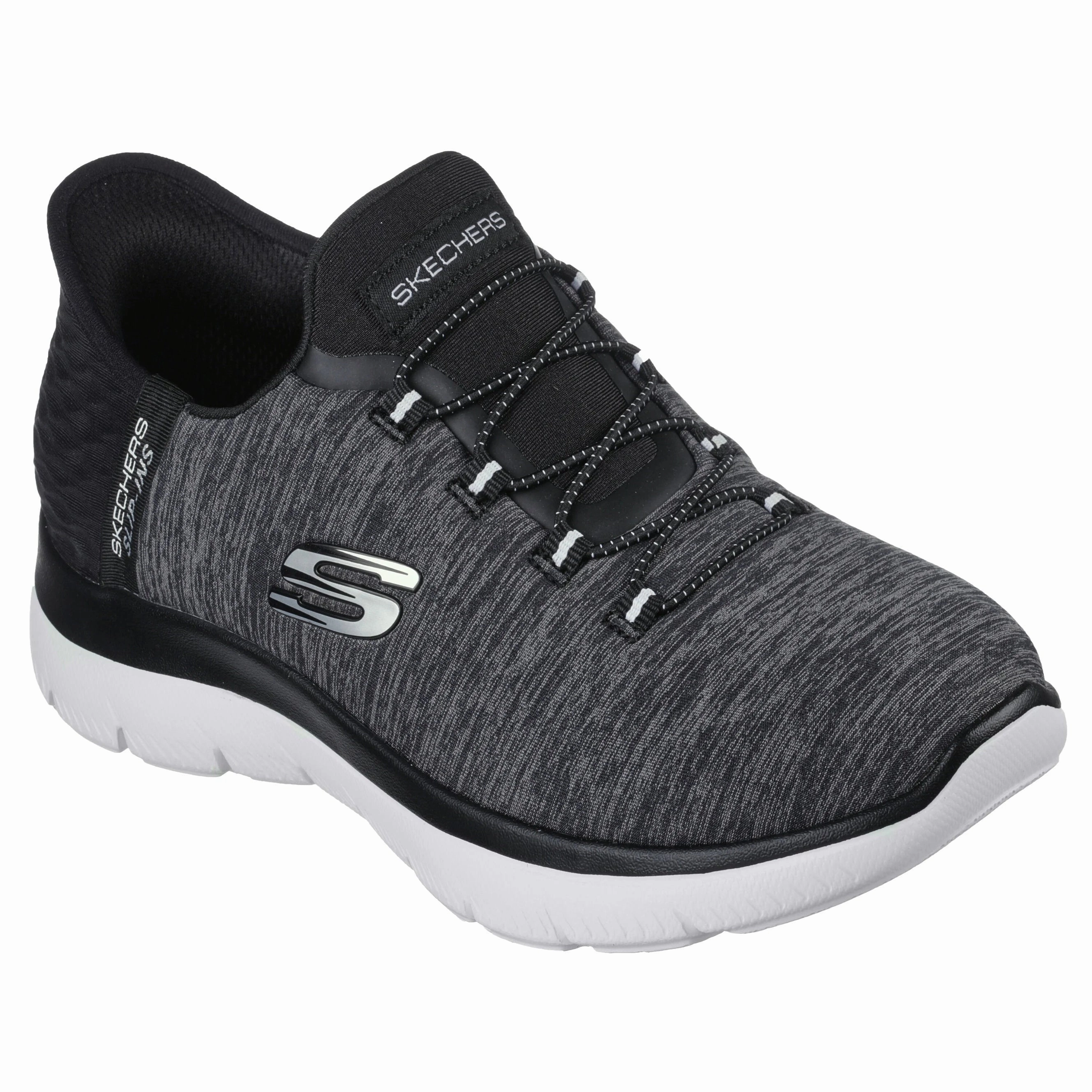 Cruise Ready Go Style Women's Skechers Slip-Ins: Summits-Dazzling Haze Black/White