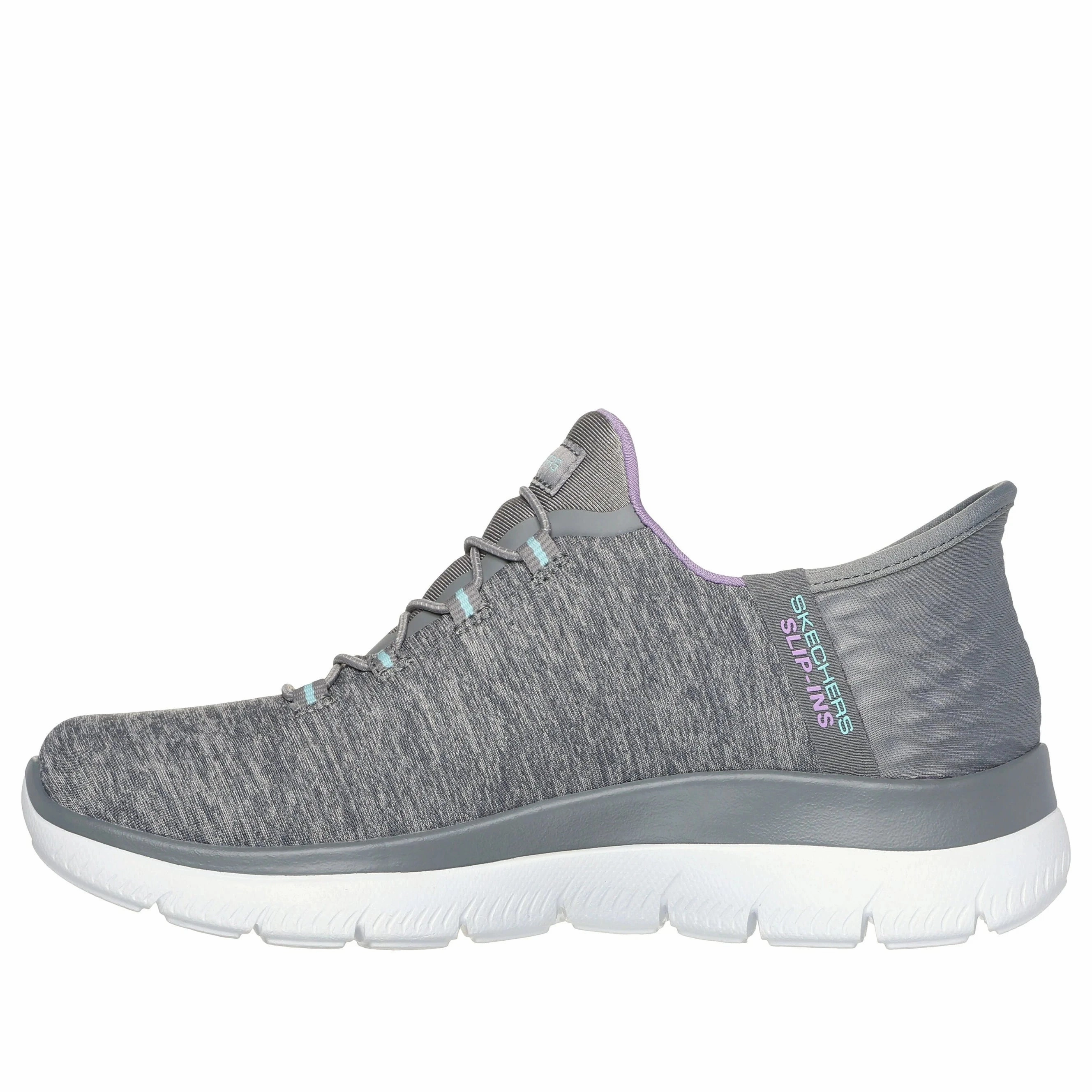 Women's Skechers Slip-Ins: Summits-Dazzling Haze Grey/Multi Balanced Fit