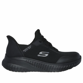 Daily Grind Flip Step Women's Skechers Slip-Ins Work: Squad Chaos SR - Adelo BLK